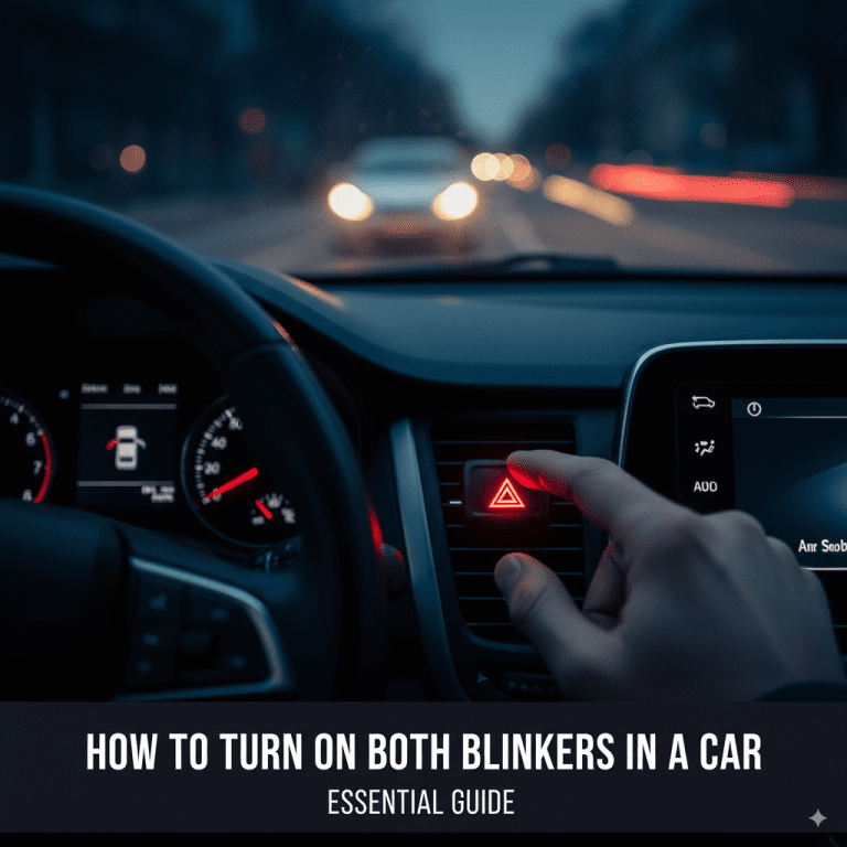 How To Turn On Both Blinkers In A Car