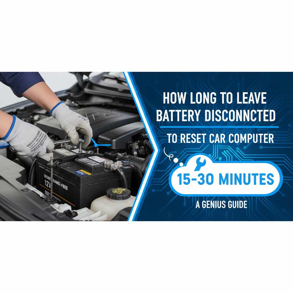 How Long To Leave Battery Disconnected To Reset Car Computer