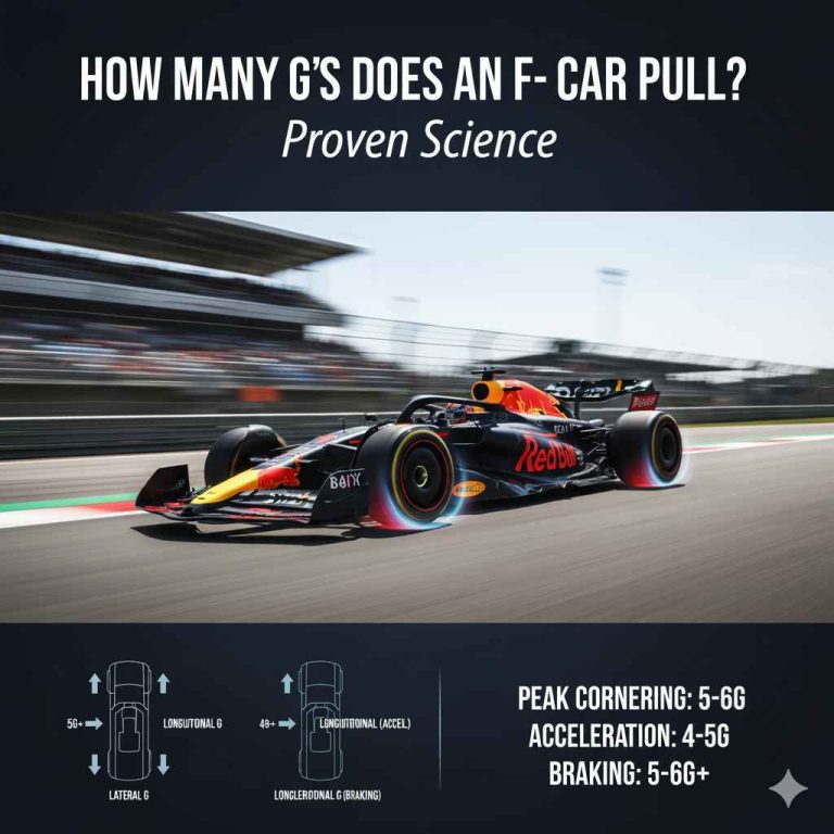 How Many G's Does a F1 Car Pull
