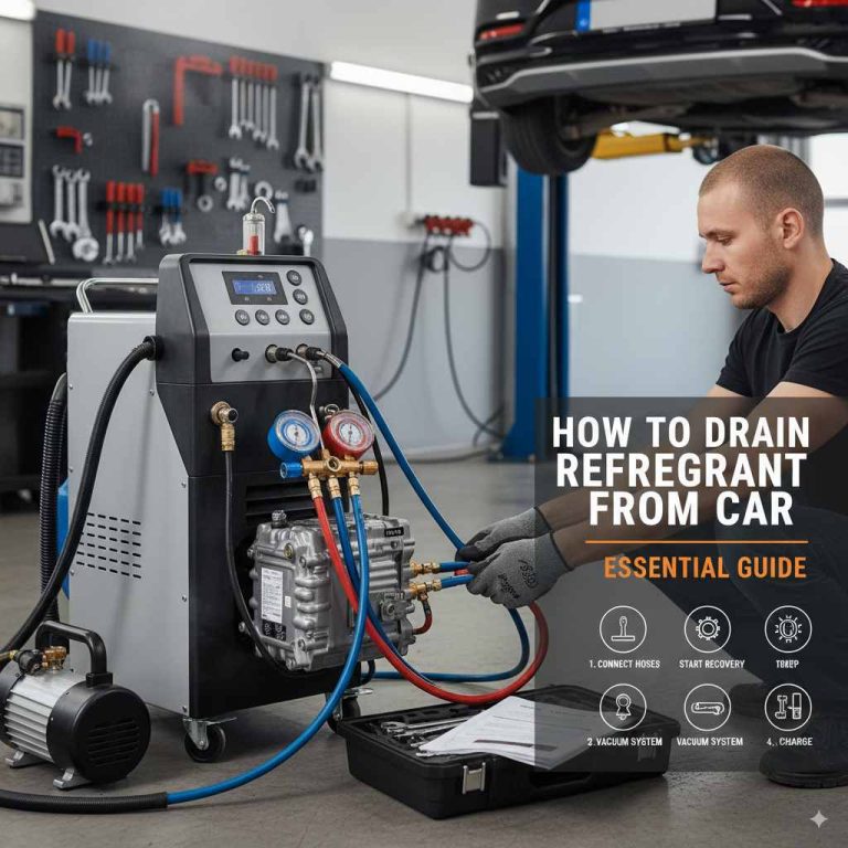How To Drain Refrigerant From Car