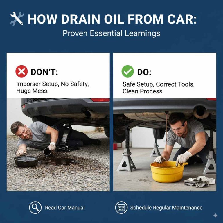 How to Drain Oil From Car