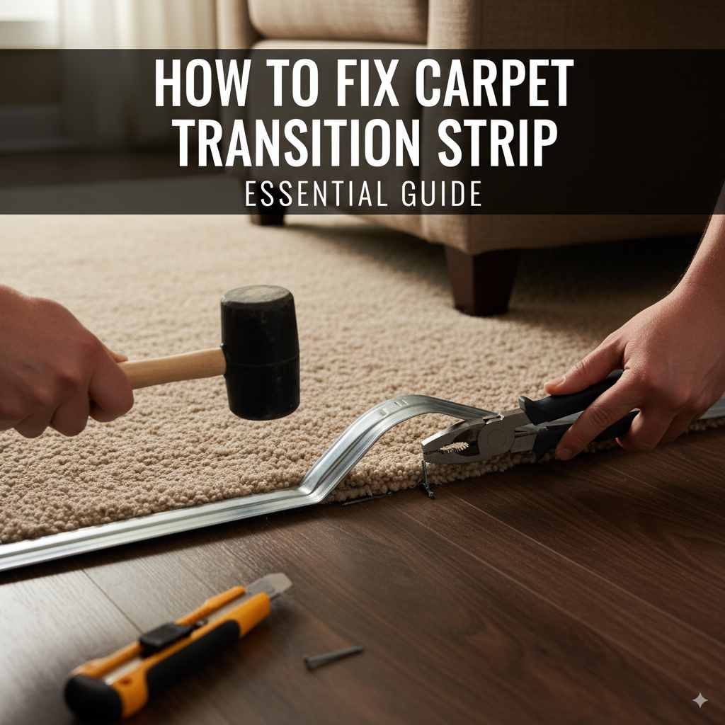 How to Fix Carpet Transition Strip