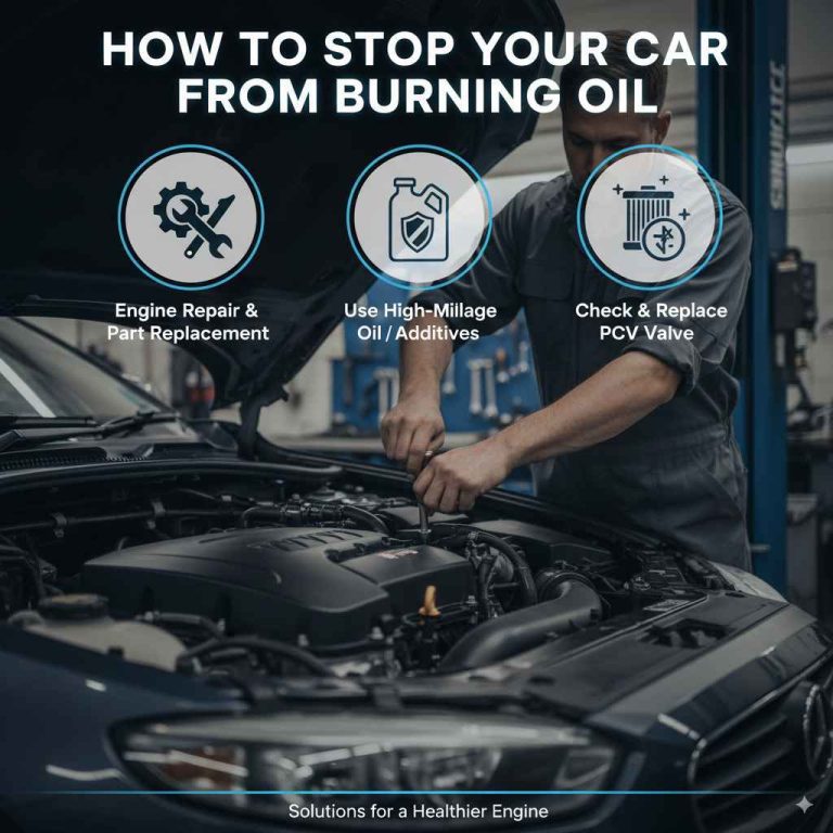 How to Stop Car From Burning Oil