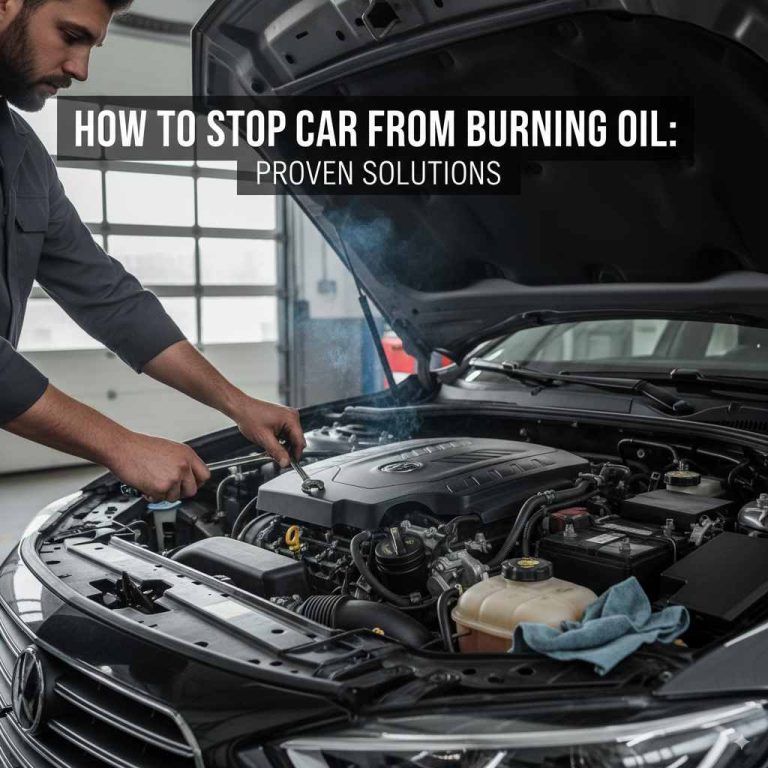 How to Stop Car From Burning Oil