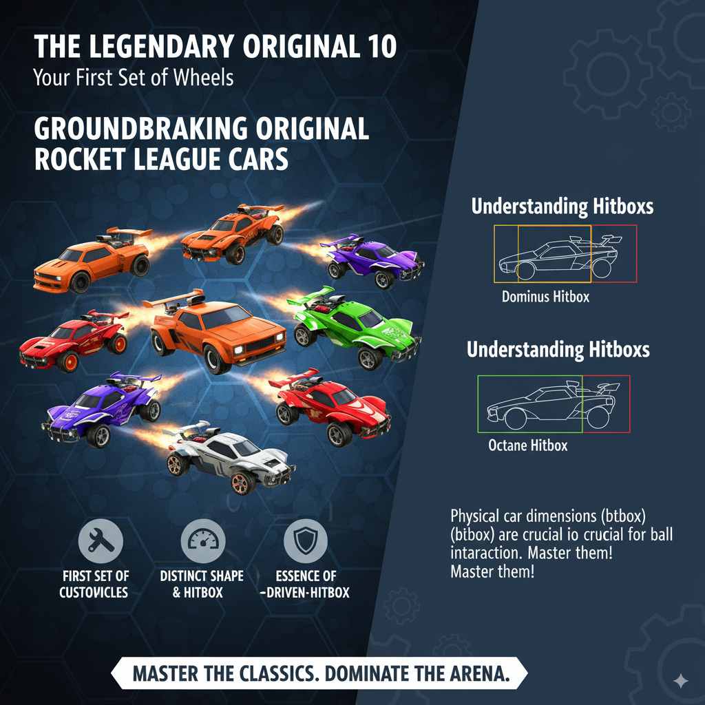 The Groundbreaking Original Rocket League Cars