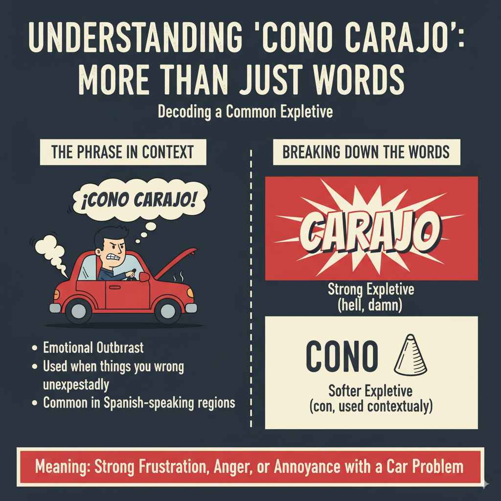 Understanding "Cono Carajo