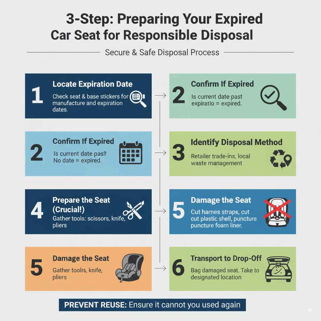 Preparing Your Expired Car Seat for Responsible Disposal