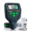 CM-224Pro digital paint thickness gauge with green buttons, two batteries, carrying case and user guide
