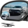 Frameless round blind spot mirror 2 pack shown on a car side mirror
