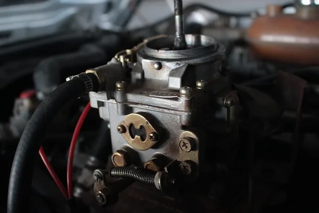 Mechanic checking fluid levels in a car engine bay