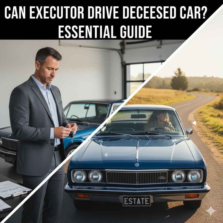 Can Executor Drive Deceased Car