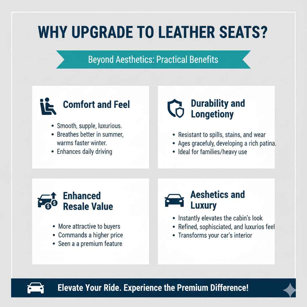 Why Upgrade to Leather Seats
