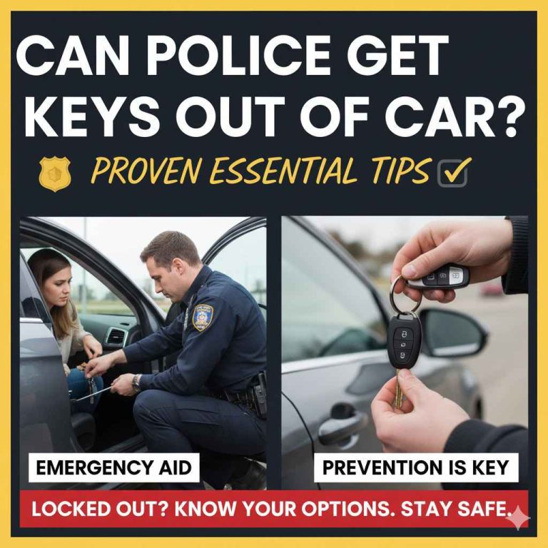 Can Police Get Keys Out Car