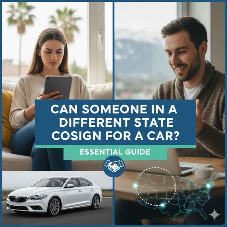 Can Someone In A Different State Cosign For A Car