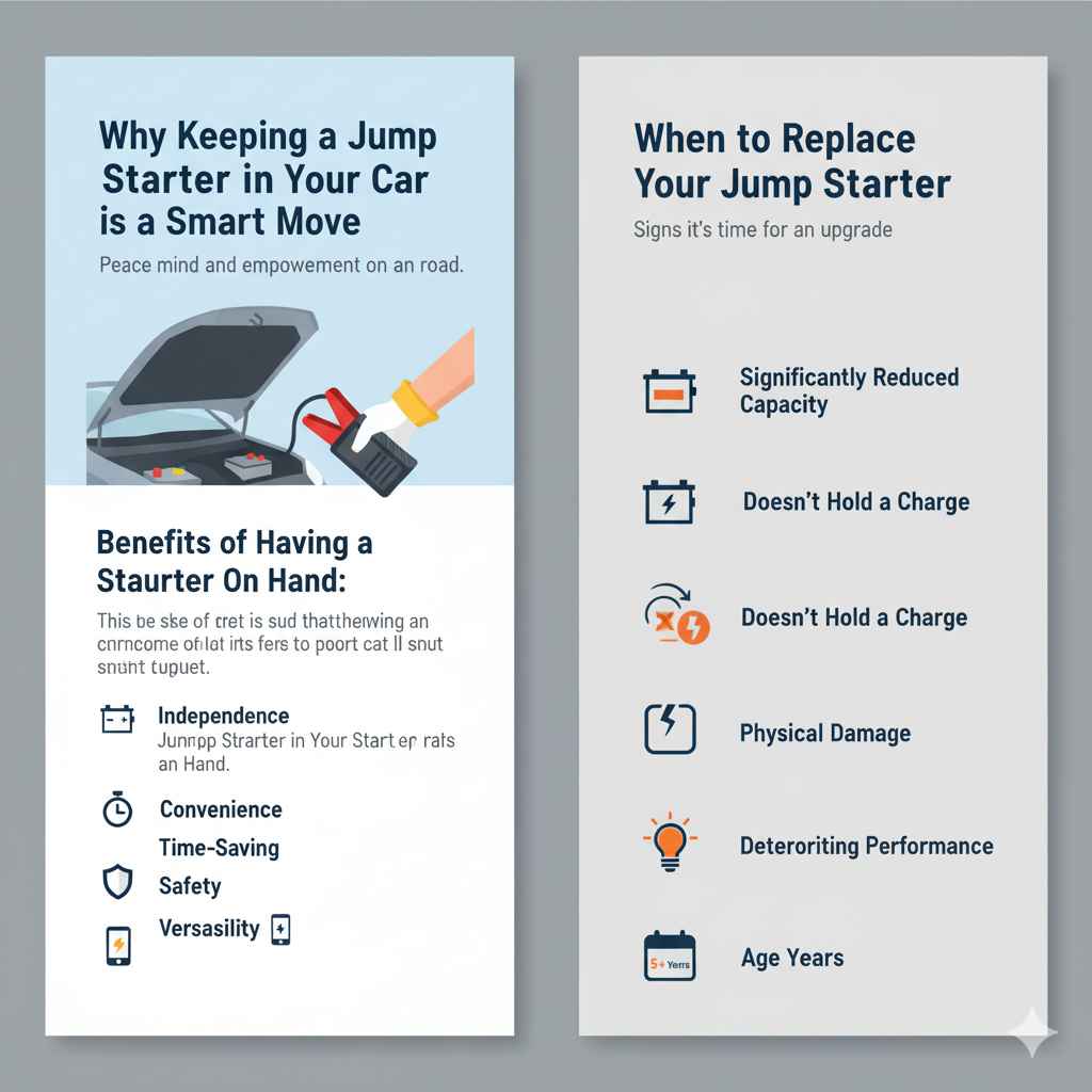 Why Keeping a Jump Starter in Your Car is a Smart Move