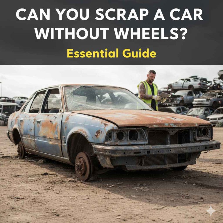 Can You Scrap A Car Without Wheels