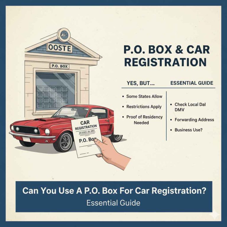 Can You Use A P.O. Box For Car Registration