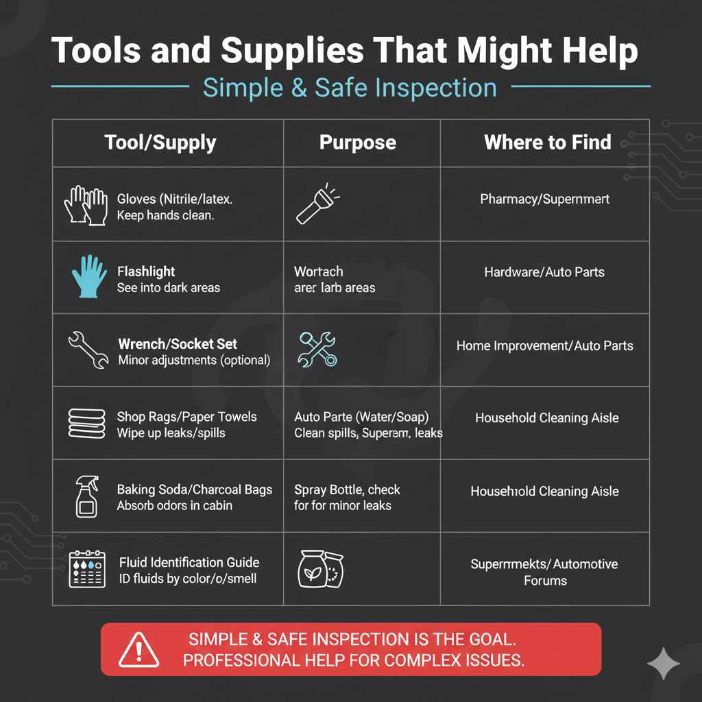 Tools and Supplies That Might Help