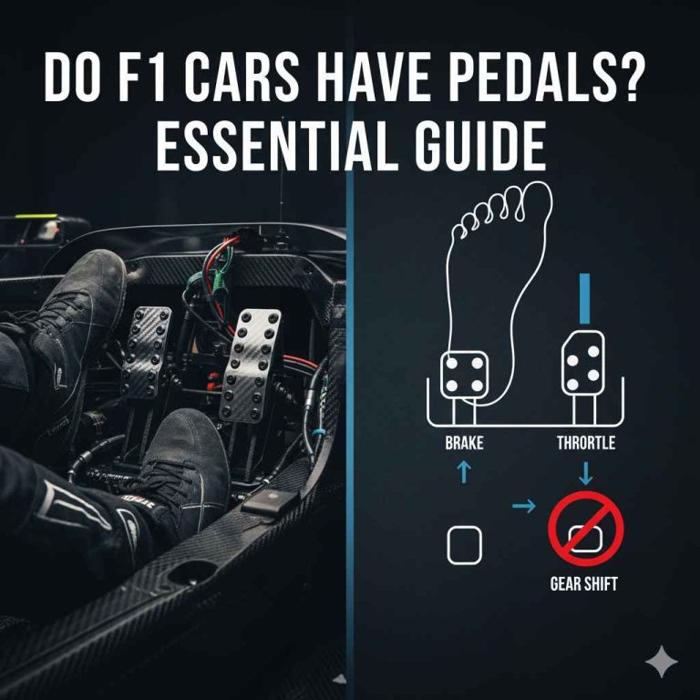 Do F1 Cars Have Pedals