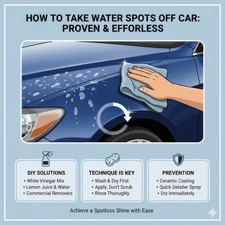 How To Take Water Spots Off Car