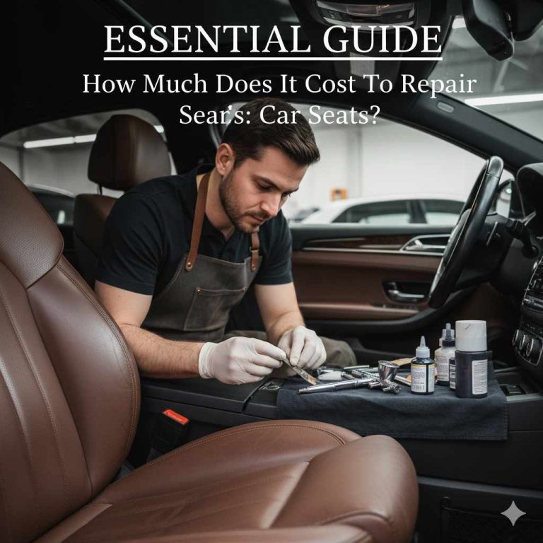 How Much Does It Cost To Repair Leather Car Seats