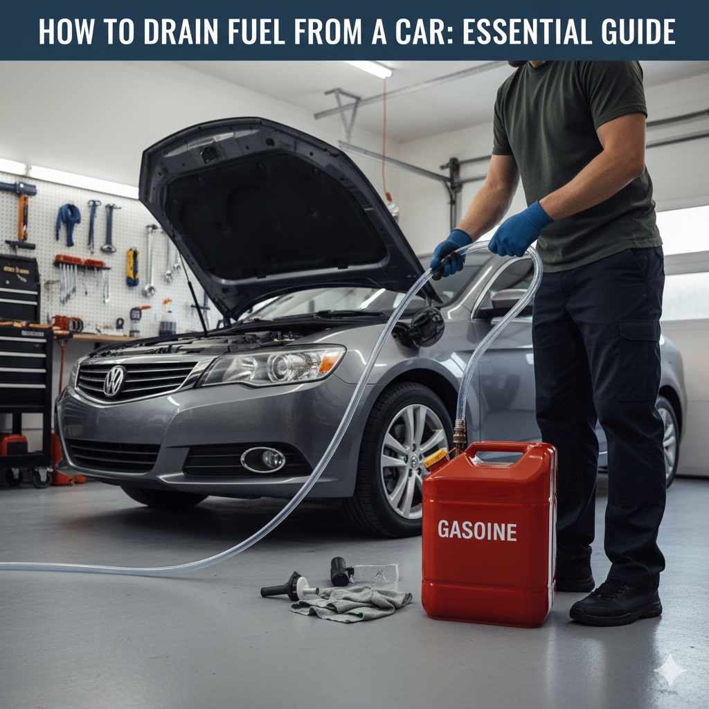 How To Drain Fuel From A Car