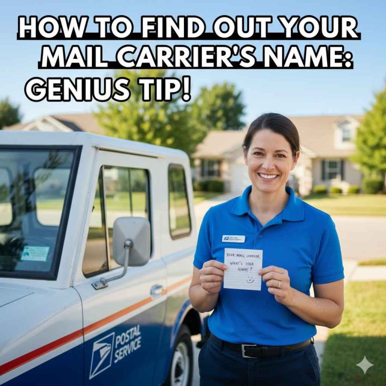 How To Find Out Your Mail Carrier's Name