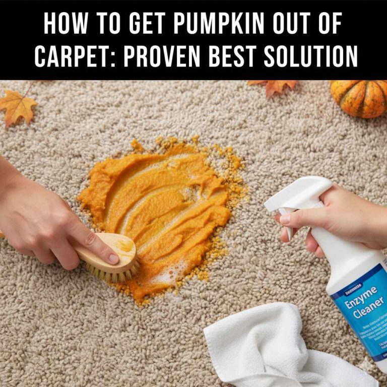 How To Get Pumpkin Out Of Carpet