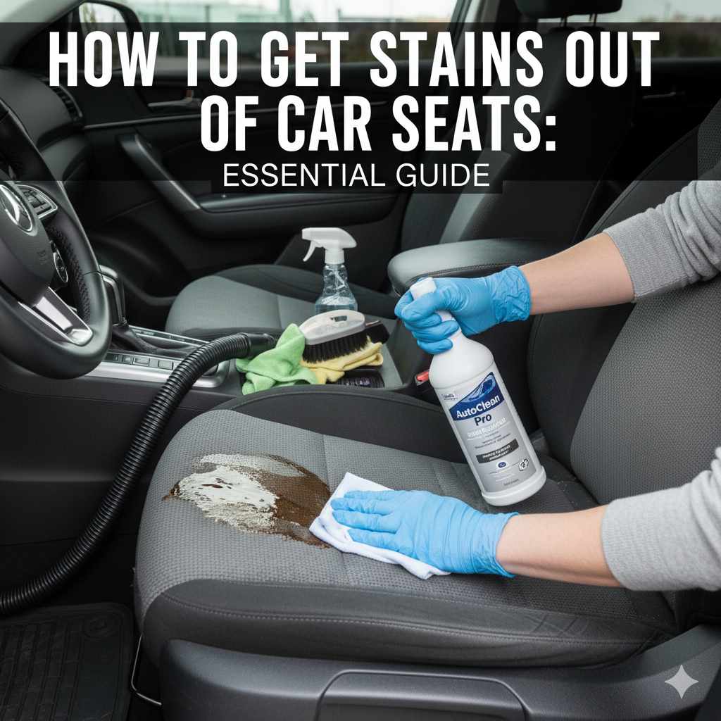 How To Get Stains Out of Car Seats