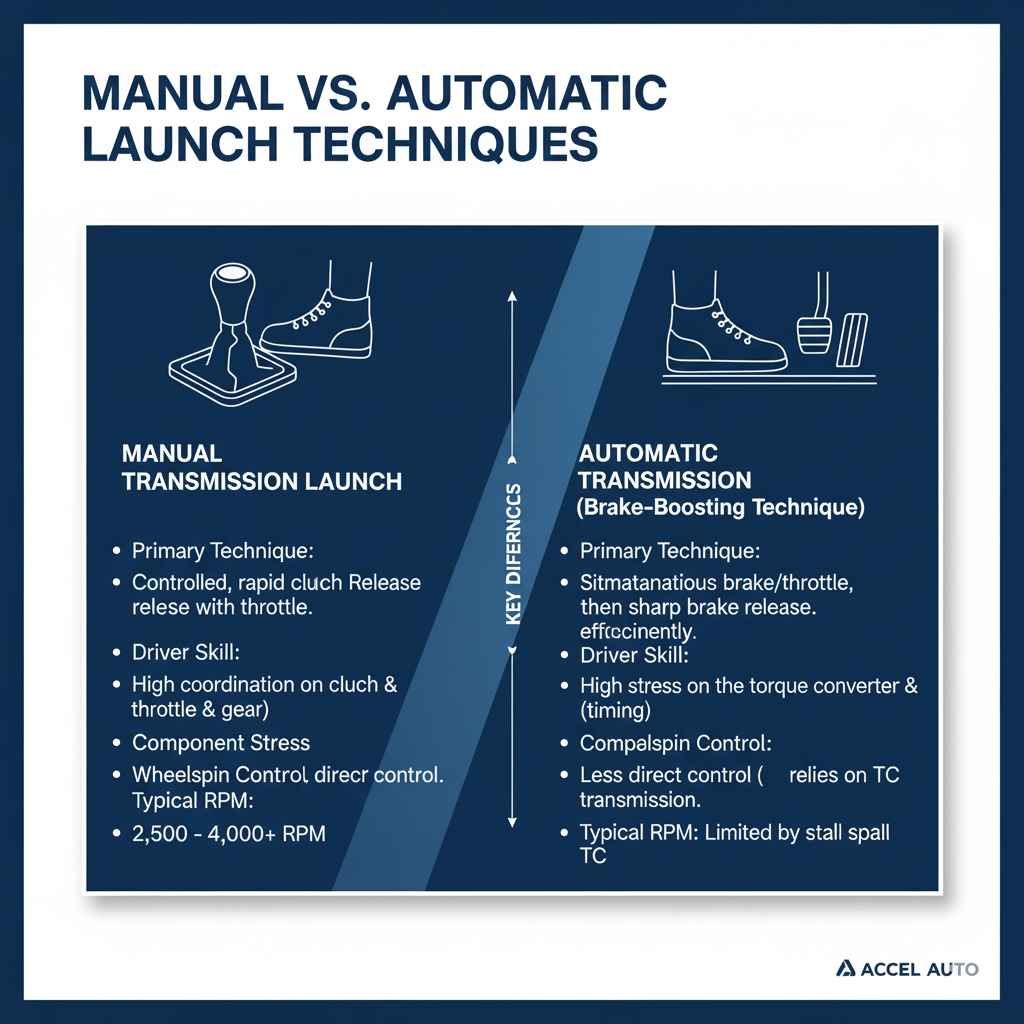 Manual vs. Automatic Launch Techniques