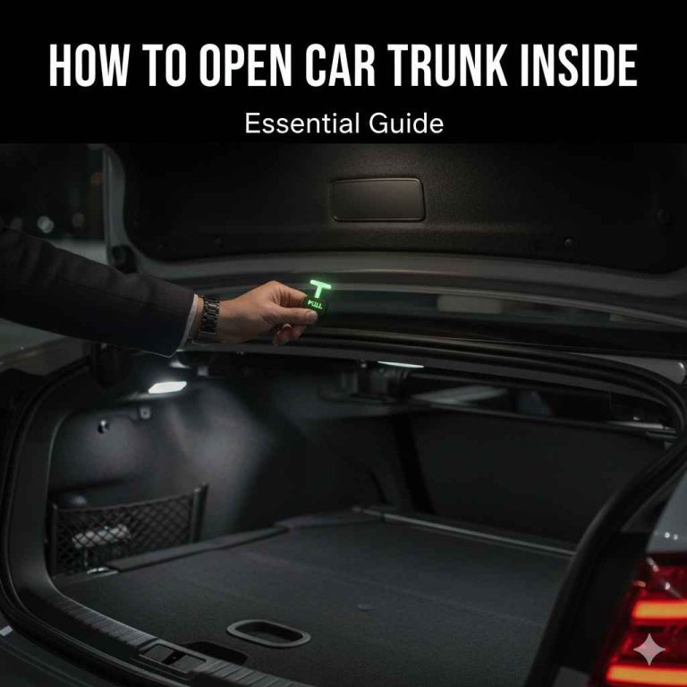 How To Open Car Trunk Inside