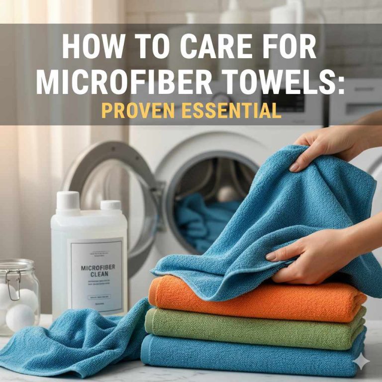 How to Care for Microfiber Towels