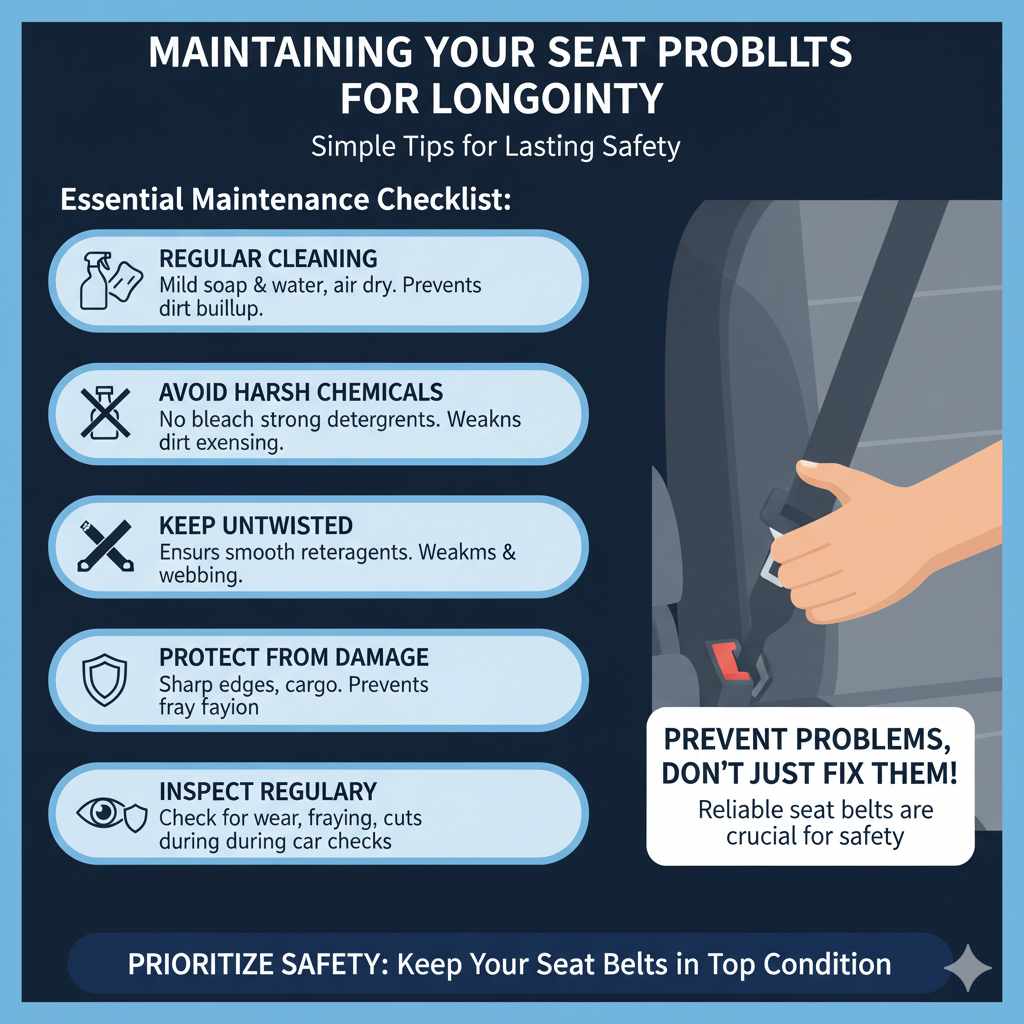 Maintaining Your Seat Belts for Longevity