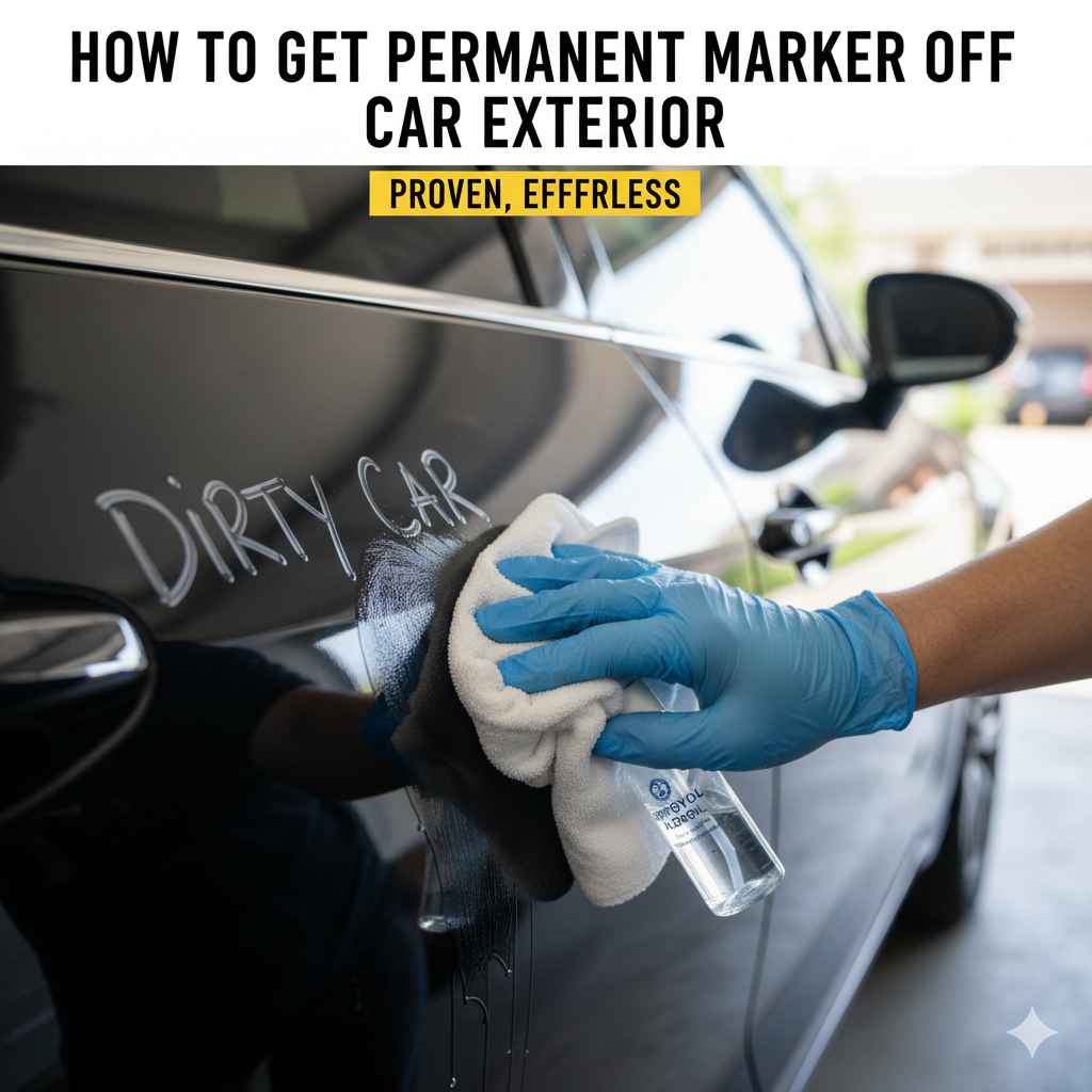 How to Get Permanent Marker Off Car Exterior
