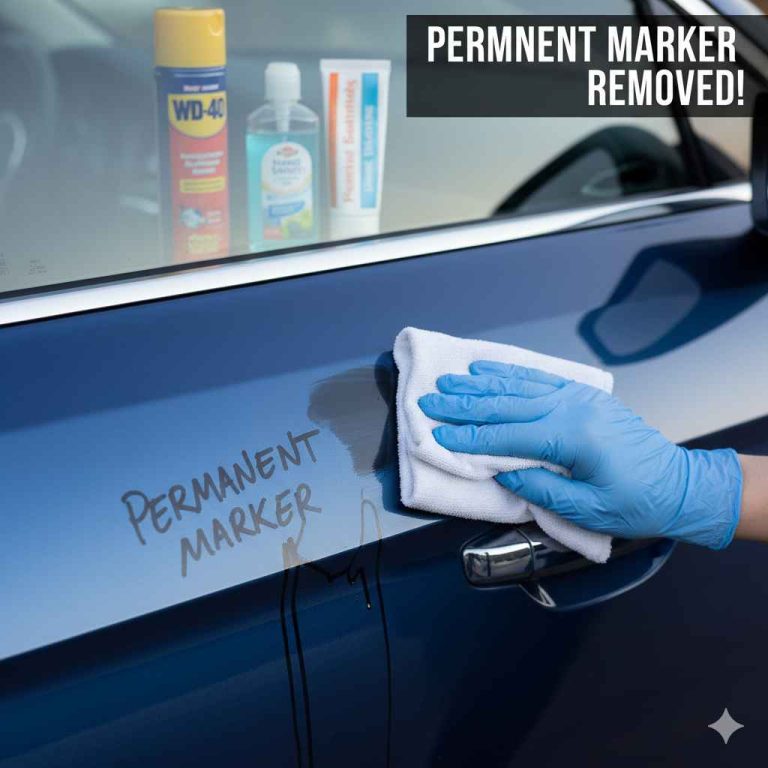 How to Get Permanent Marker Off Car Exterior