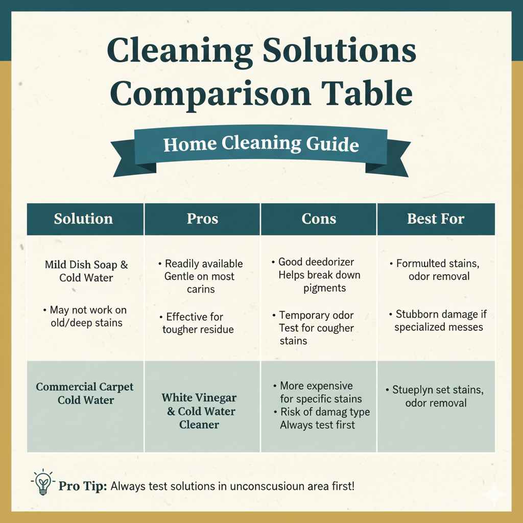 Cleaning Solutions Comparison Table