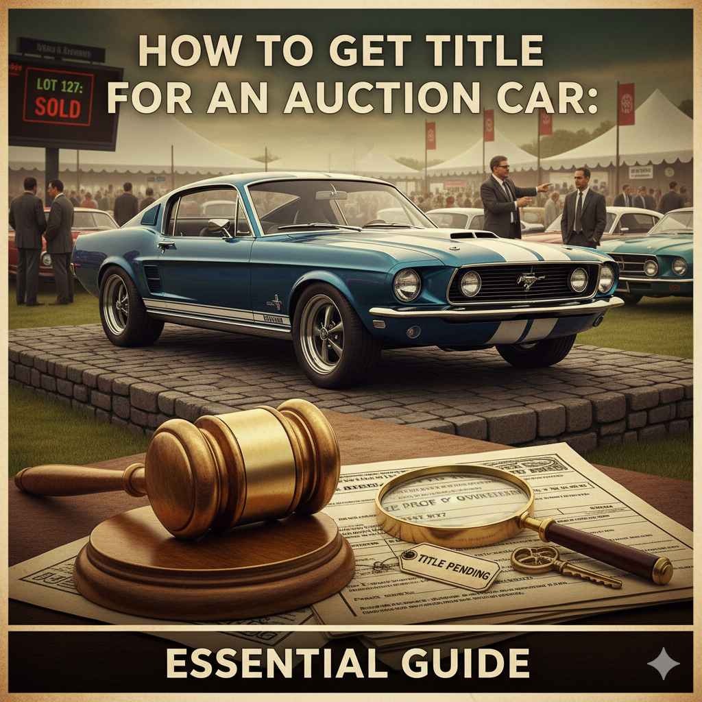 How to Get a Title for an Auction Car
