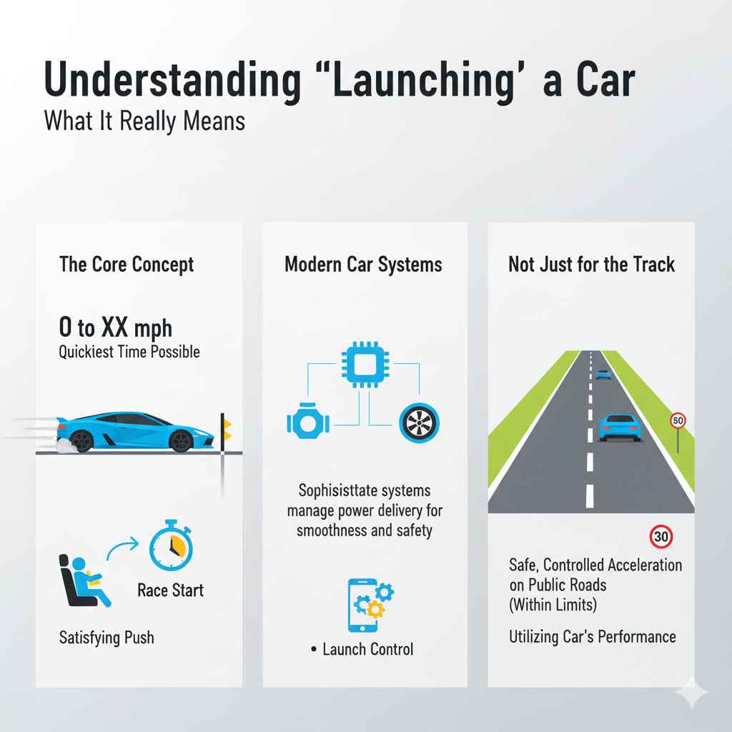Understanding "Launching" a Car