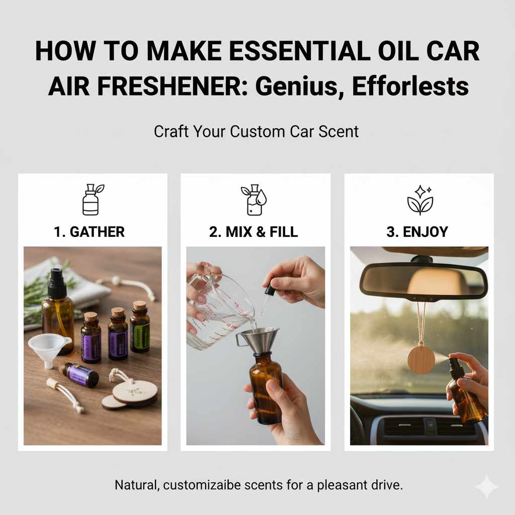 How to Make Essential Oil Car Air Freshener