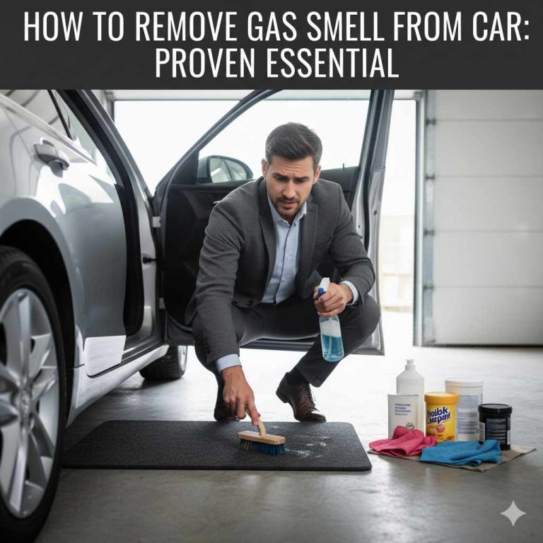 How to Remove Gas Smell from Car