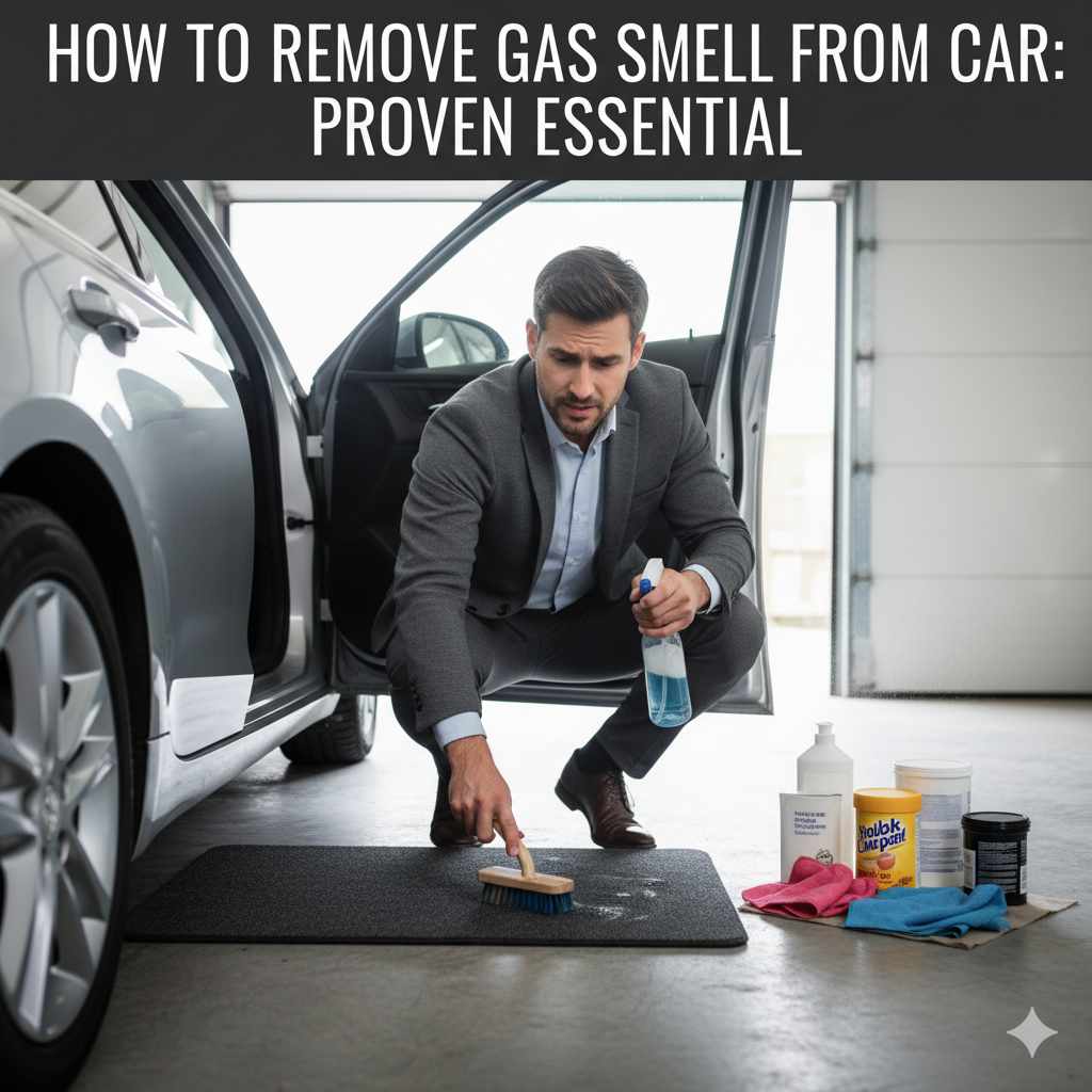How to Remove Gas Smell from Car