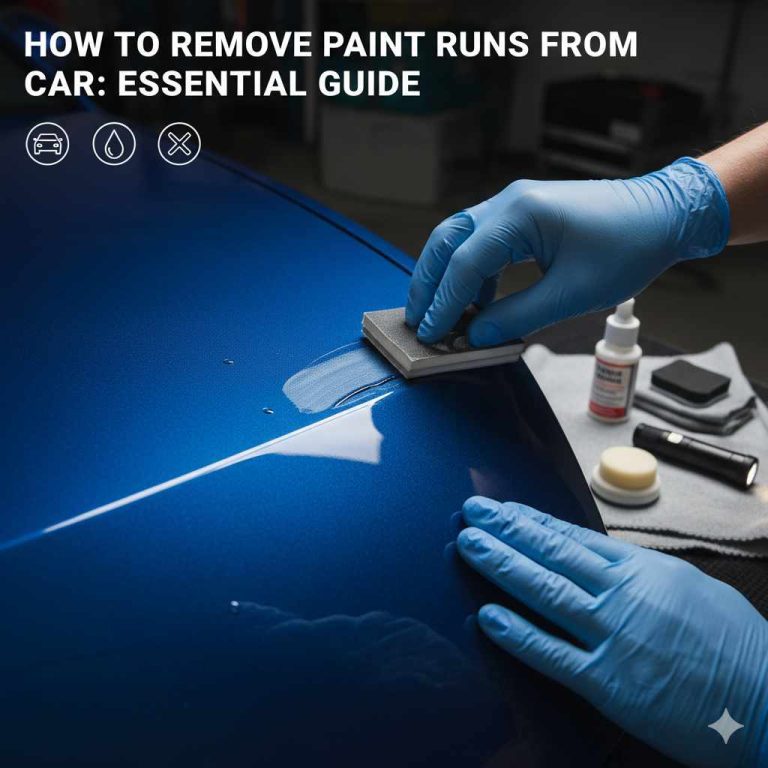 How to Remove Paint Runs From Car: Essential Guide