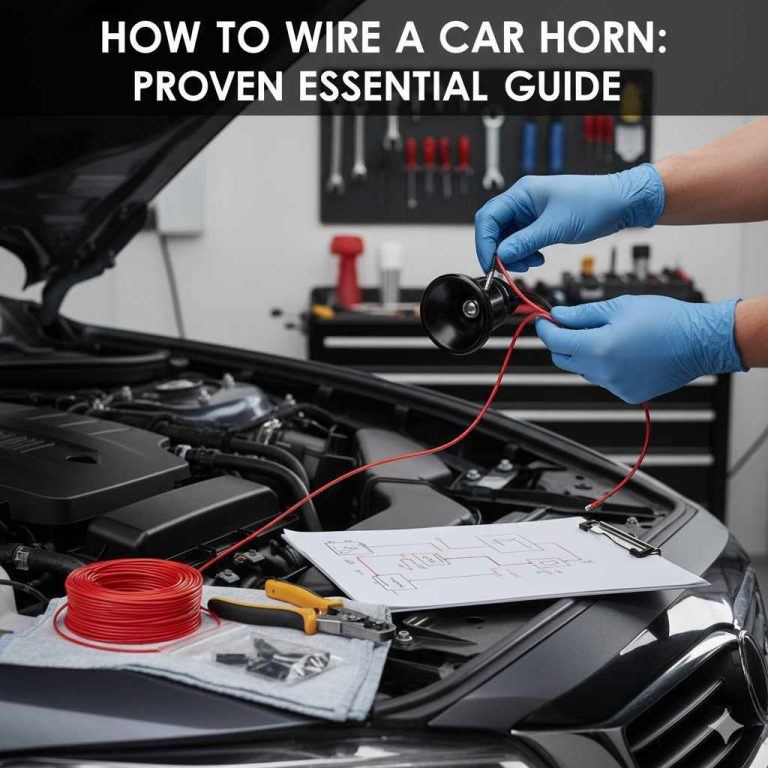 How to Wire a Car Horn