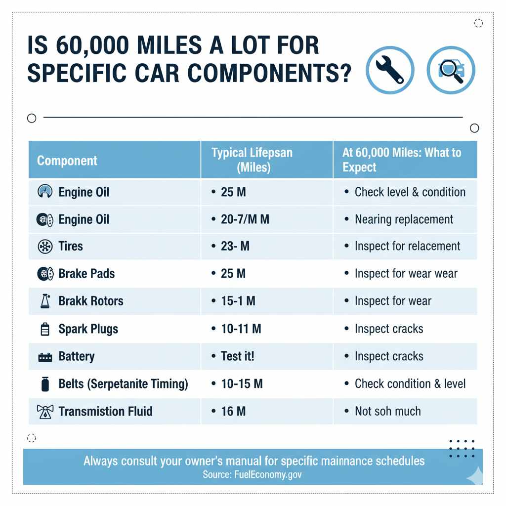 Is 60,000 Miles a Lot for Specific Car Components