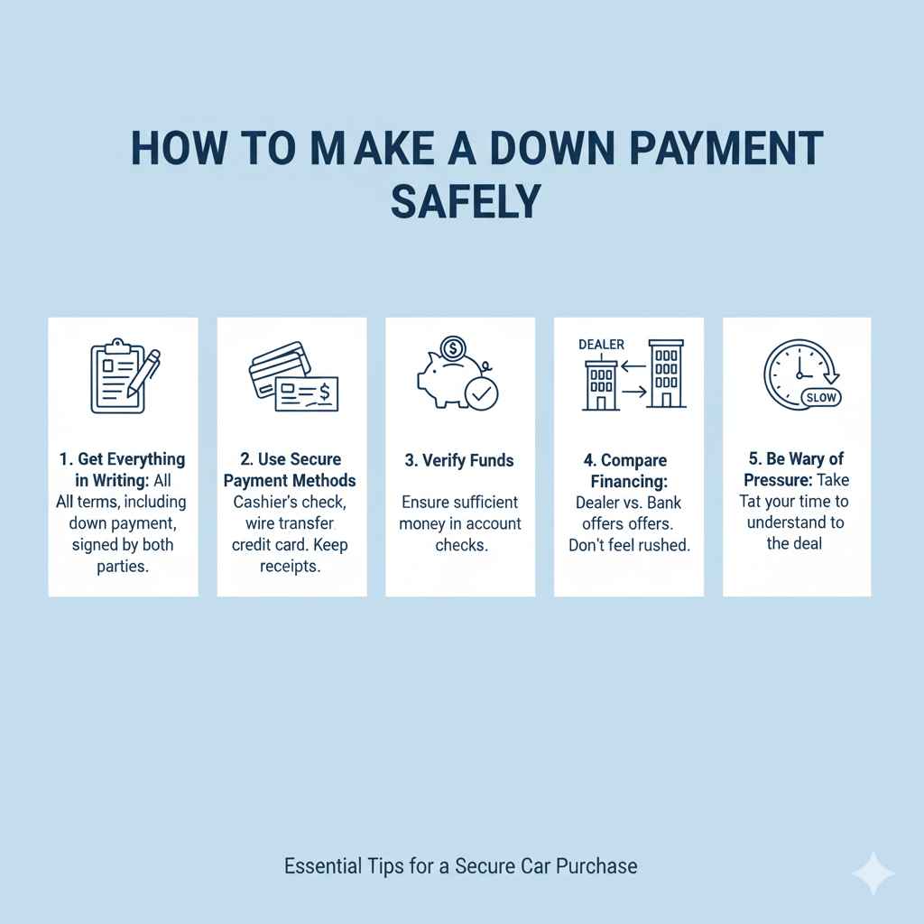 How to Make a Down Payment Safely
