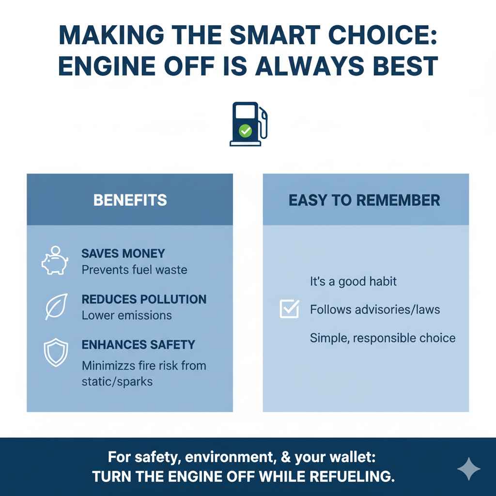 Making the Smart Choice: Engine Off is Always Best