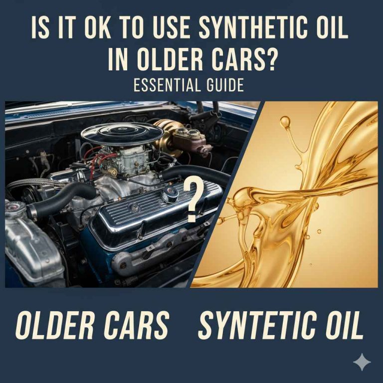 Is It Ok To Use Synthetic Oil In Older Cars