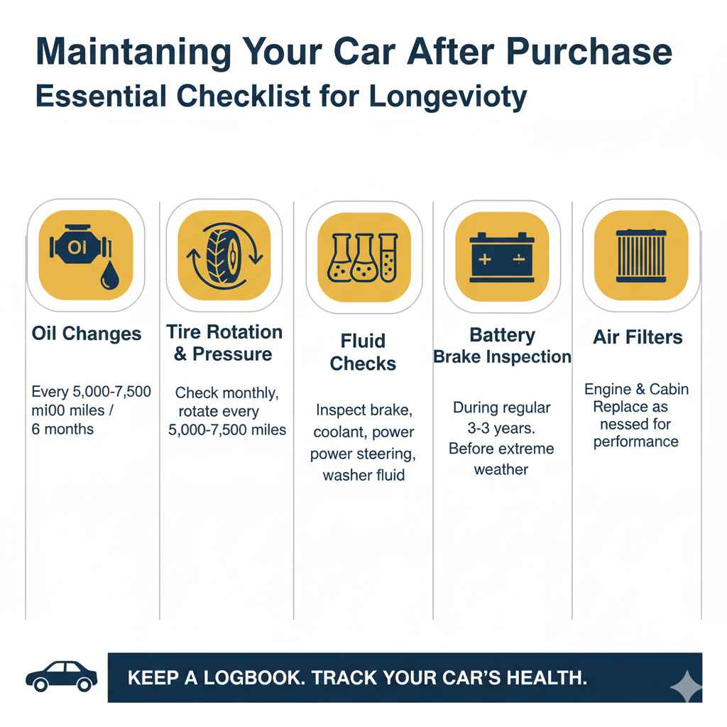 Maintaining Your Car after Purchase