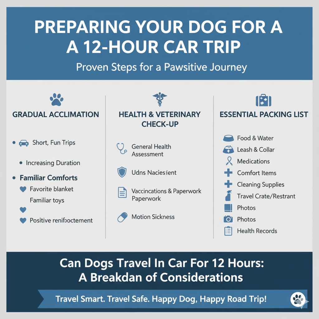 Preparing Your Dog for a 12-Hour Car Trip