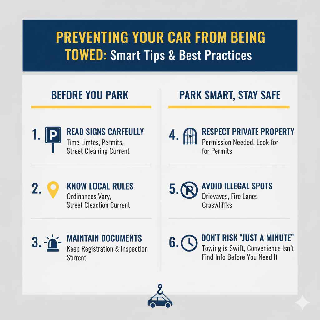 Preventing Your Car From Being Towed